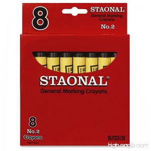 Crayola Bulk Extra Large Marking Crayons Black 8 Count - B003QY2VR2