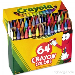 Crayola Crayons 64 ea (Pack of 3) - B014VGI7NA