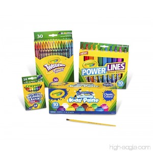 Crayola Marker Crayon and Paint School Pack - B01F2Z465C