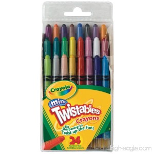 Crayola Mini Twistable Crayons 24 in a Box (Pack of 4) 96 Crayons in Total - B005NF3RR0