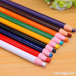 Peel-off China Markers Grease Pencil Crayons 9 Pcs Asssorted Colors Crayon Sticks Hand Painting Pen Crayon Pencil Paper Wrapped No Sharpener Needed Safe & Non-toxic Great for Kids Children - B074WP9NYN