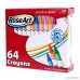 RoseArt 64-Count Crayons Packaging May Vary (CYR96) - B003BMOXTS