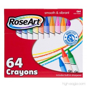 RoseArt 64-Count Crayons Packaging May Vary (CYR96) - B003BMOXTS