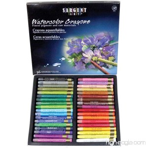 Sargent Art 22-1136 Artist Quality 36 Premium Watercolor Crayons - B079QXJRXS