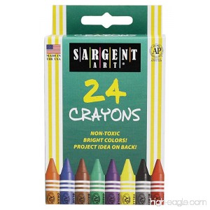 Sargent Art 35-0534 24-Count Regular Crayon Peggable - B005V9UF0K