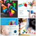 WedFeir Toddlers Crayons Finger Crayons for Kids 12 Colors 3D Palm-grip Crayons Washable Paint Crayon for Kids Toddlers Children Boys and Girls. ( Safety and Non-Toxic ) - B07CQR8C6N
