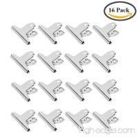 16 Pack Metal Bulldog Clips  Chip Clips for Bags  Offices Paper Clamps Food Bag Clips (3 Inch) - B07BVXRVH4