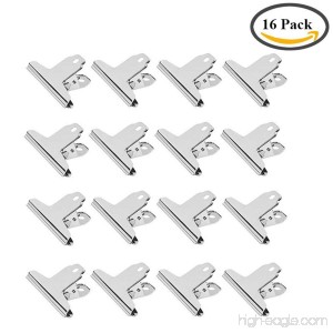 16 Pack Metal Bulldog Clips Chip Clips for Bags Offices Paper Clamps Food Bag Clips (3 Inch) - B07BVXRVH4