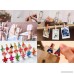 [Hearts-2] 48 Pcs Cute Wooden Photo Clips Craft Photo Paper Pegs Clothespins - B07FPG67Y9