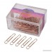 M-Aimee Rose Gold Paper Clips - Large 2 - Rose Gold 50mm Office Supply Accessories Cute Paper Needle Bookmark- 70/Pack (50MM) - B07CXKM82Z