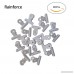 Metal Bulldog Clips 1.25 Inches Pack of 30 (White) - B07929NDQR