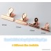 METAN Rose Gold Heavy Duty Bulldog Clip Raindrop Duckbill Clips Clothes Pins for Office Bills or Household Supplies (4pcs Large 2) - B076FKFR6T