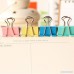 REACHOPE Assorted Colors Metal Paper Binder Clips Foldback Clips Folder Metal Clip/Ticket Folder/Paper Clips for School Home Office Organiser 32mm 1 Box with 24 Sets - B07FRC6YVP