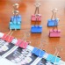 REACHOPE Assorted Colors Metal Paper Binder Clips Foldback Clips Folder Metal Clip/Ticket Folder/Paper Clips for School Home Office Organiser 32mm 1 Box with 24 Sets - B07FRC6YVP
