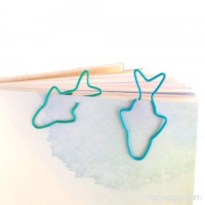 Sardine Creative Paper Clips Funny Animal Shapes Paperclips for Bookmark Office Notebook 30 Pieces with a Metal Box - B07BQXC2YK
