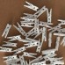 SODIAL 100 x Wooden Photo Clips Mini Clothespin Solid Color vetir Photo Paper Craft DIY Clip for Decor Valentine's Day/Christmas/Birthday/Party/Wedding - B07DZV31YP