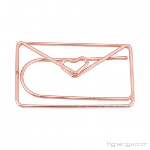 TOOGOO 12Pcs Decorative Envelop Shape paper clip Bookmark Document Organizing Clip - B07C97K6M2