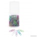 Tupalizy 100PCS Multi-Colored Vinyl-Coated Metal Bookmark Memo Note Paper Clips Clamps for File Document Organizing and Home Office School Supplies 50MM/2 inch Random Color - B07C1W8SLZ