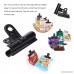 YoungRich 20 Packs Bag Clips Metal Bulldog Clips for Food Picture Paper Crafts Clothes Large Binder Clips Air Tight Seal Grip Clips for Kitchen School Office 1.8inch Black - B07BLPF9Z7
