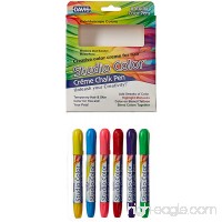 Davis Studio Color Crème Chalk Pens (Pack of 6 Kaleidoscope Colors) - B0187VTWBG