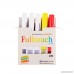 Hagoromo Fulltouch 3-Color Mix Chalk (Small Package) 1Box (5pcs) White Red Yellow - B01HDNVH12
