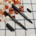 Nesix 4PCS Double Headed Mark Pen Animation Design Oiliness Office Learning Supplies (Black) - B07FTHQPZW