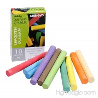 Oddy Non Toxic Colourful Smooth & Clean Writing Dustless Blackboard Chalk School Supplies - Pack Of 10 - B01N4SQ8DG