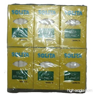 SOLITA - Non-Toxic White Chalk (12 boxes set) Bundle - B074TV69BR