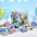 160 Pack Colorful Binder Clips 0.75 inch Metal Binder Clip for Notes Letter Paper Paper Clamps for School Office Supplies - B07D7TK2RY