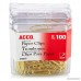 ACCO Gold Tone Clips Smooth Finish 2 Size 100/Box 4-Pack (400 Clips Total) (A7072554) - B01IFNC4PM