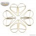 AnMiao Star Small Metal Drop-shaped Paper Clip Lovely Office Supplies Decorations pack of 50 (Gold) - B01N1KVJEZ