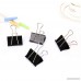 Coofficer 1.6 Large Binder Clips 24 Pack - Paper Binder Clips for Notes Letter Paper Big Paper Clamps for Office Supplies 1.6/41mm Width (Black) - B07BPJRCSF