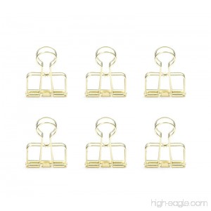 Kikkerland OR73-GD Gold Wire Clips Paper-Clips - B016BI5DII