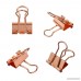 M-Aimee Rose Gold Binder Clips –Binder Clips Bulk Small Office Binder Clips for Office Work Archive Work Document Organizing Small 3/4 inch 50PCS (19mm) - B07CXQ9G2J