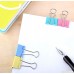 MROCO 48 PCS Binder Clips Assorted Colors Small 1 inch Width 1/2 inch Paper Holding Capacity Paper Clamps Binder Clamps for Office Home Schools Kitchen Home Usage (Colored) - B06WV9V5C8