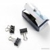 Officemate OIC Mini Binder Clips Black 144 Pack (12 Boxes of 1 Dozen Each) (99010) - B009X9ZADQ
