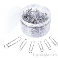 Paper Clips  700 Pieces Office Clips for School Personal Document Organizing  Assorte 3 Sizes(Small 28mm  Medium 33mm and Large 50mm Size)  Silver - B07DNWYK4Z
