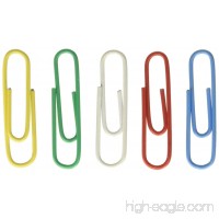 Universal 95001 1-Size 500 Vinyl Coated Wire Paper Clips - B00078A6G8