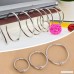 20PCS Hinged Segment Rings 3 Sizes Metal Hinged Ring Book Binder Split Key Rings Album Scrapbook Loose Leaf Clip(38mm) - B07FCLR3WJ
