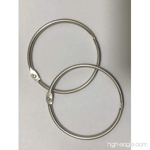 50 Pcs Metal Book Ring Binder 3-inch - B078KP174W