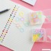 Loose Leaf Binder Rings Multi-Color Notebook Rings Including 0.6 inch 1 inch 1.2 inch Three Size - B07FQ72WD2