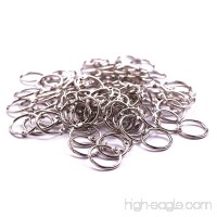 Shapenty Metal Scrapbooking Paper Photo Book Binding Rings Card Organization Loose Leaf Binder Ring Clip Silver Openable Key Chain Ring Bulk Keychain (3/4 Inch / 20mm  100PCS) - B071DTBGRB