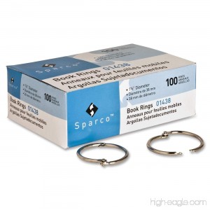 SPR01438 - Sparco Book Rings - B00DT53GHW