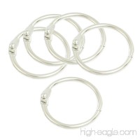Uxcell Scrapbooking Binder Rings  0.9-Inch  5 Pieces  Silver Tone - B00MA1DY9Q
