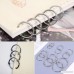 yaonow Loose Leaf Binder Rings Silver 10 Rings 6 Sizes (45) - B07FNMWPQG