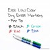 Expo 80675 EXPO Low-Odor Dry Erase Set Fine Point Assorted Colors 7-Piece with Cleaner - B00006IFIM