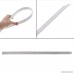Fucung 2pcs/set 60cm Silver Stainless Steel Double Side Measuring Straight Edge Ruler Silver Stainless Mesure Ruler - B07FDC79P2