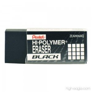 Pentel Hi-Polymer Ain Eraser Black - B00512BVBO