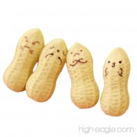 Yinpinxinmao 4Pcs Kawaii Peanut Rubber Erasers Cartoon Smile stationery - B077L1KQGJ