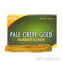 Alliance Rubber 21405 Pale Crepe Gold Rubber Bands Size #117B  1 lb Box Contains Approx. 300 Bands (7" x 1/8"  Golden Crepe) - B00006IBRO